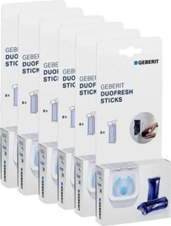 Geberit DuoFresh Sticks - 48 Stuks - Voordeelverpakking - Toilet/WC Blokjes Inbouwreservoir