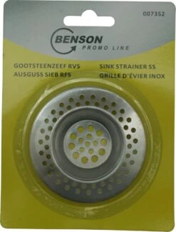 Benson Gootsteenzeef Rvs Op Kaart -Huishoudelijke Artikelen Winkel 912x1200