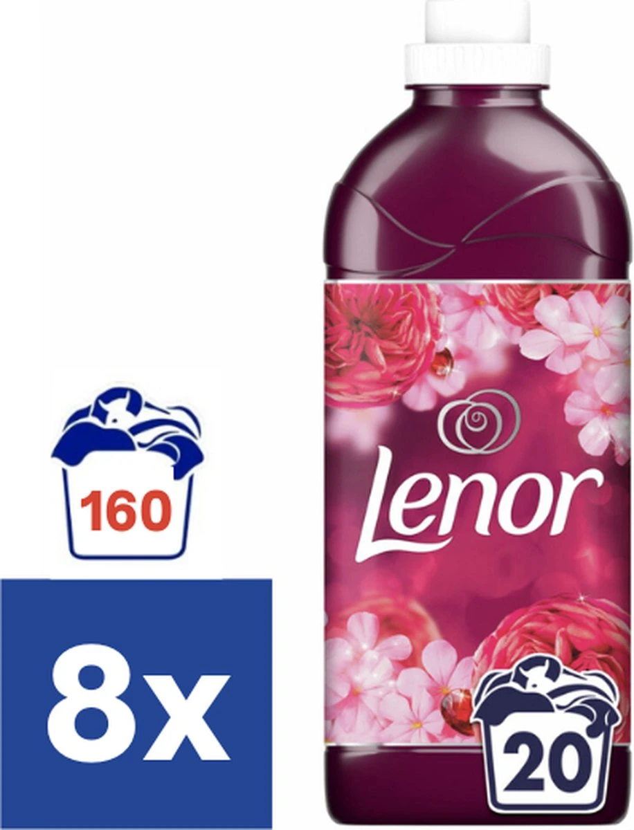 Lenor Jasmijn Robijn Wasverzachter - 8 x 460 ml (160 wasbeurten) Lenor Jasmijn Robijn Wasverzachter - 8 X 460 Ml (160 Wasbeurten) -Huishoudelijke Artikelen Winkel
