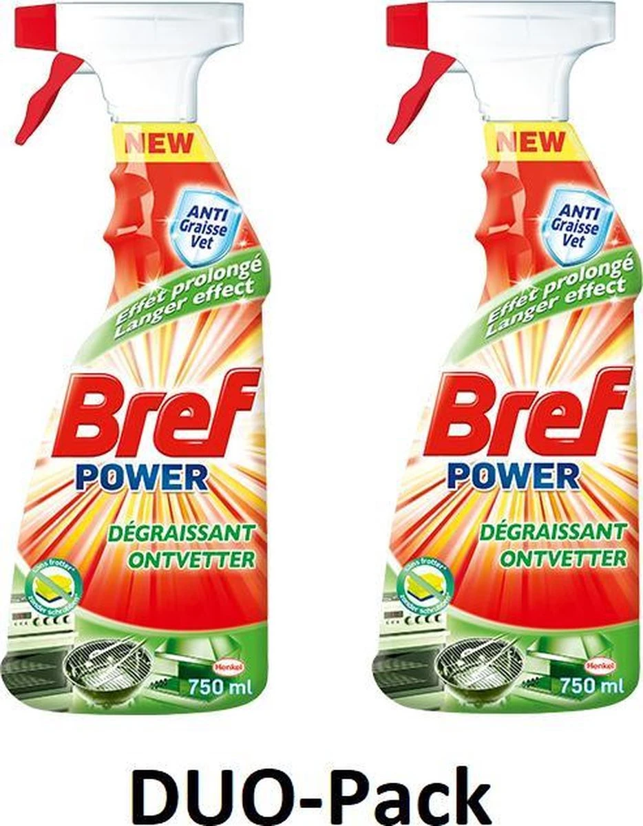 BREF Power Ontvetter - Voor Een Vetvrij Resultaat & Frisse Geur - Geschikt Voor De Hele Keuken - 750ml x 2 BREF Power Ontvetter - Voor Een Vetvrij Resultaat & Frisse Geur - Geschikt Voor De Hele Keuken - 750ml X 2 -Huishoudelijke Artikelen Winkel 934x1200 4