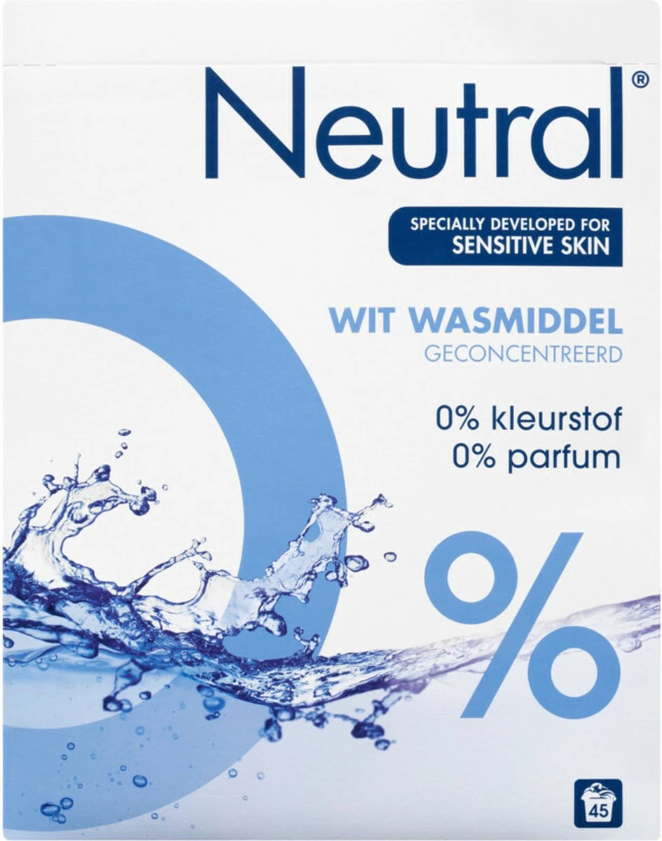 Neutral Waspoeder Wit Parfumvrij - 4x45 Wasbeurten - Voordeelverpakking Neutral Waspoeder Wit Parfumvrij - 4x45 Wasbeurten - Voordeelverpakking -Huishoudelijke Artikelen Winkel 945x1200 1