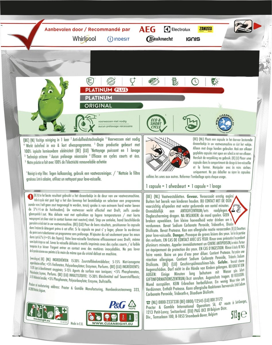 Dreft Platinum Plus All In One Deep Clean - Vaatwastabletten - Voordeelverpakking 4 x 33 stuks Dreft Platinum Plus All In One Deep Clean - Vaatwastabletten - Voordeelverpakking 4 X 33 Stuks -Huishoudelijke Artikelen Winkel 947x1200 1