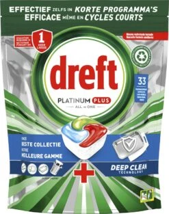 Dreft Platinum Plus All In One Deep Clean - Vaatwastabletten - Voordeelverpakking 4 X 33 Stuks 4 Dreft Platinum Plus All In One Deep Clean - Vaatwastabletten - Voordeelverpakking 4 X 33 Stuks -Huishoudelijke Artikelen Winkel 948x1200 1