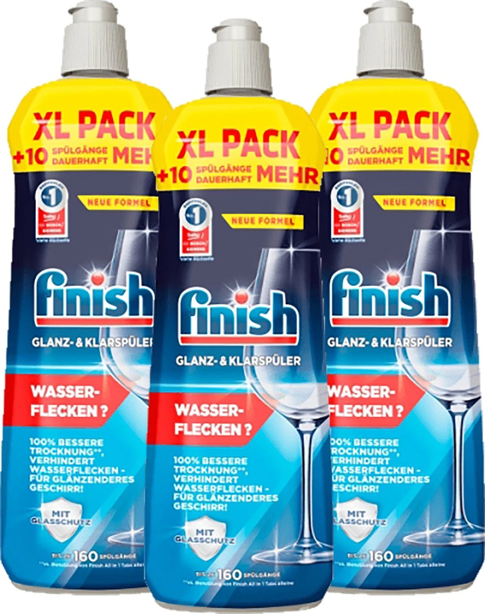Finish Glansspoelmiddel Rinse & Shine - 480 Afwasbeurten - 3x 800 ml Finish Glansspoelmiddel Rinse & Shine - 480 Afwasbeurten - 3x 800 Ml -Huishoudelijke Artikelen Winkel 948x1200 2