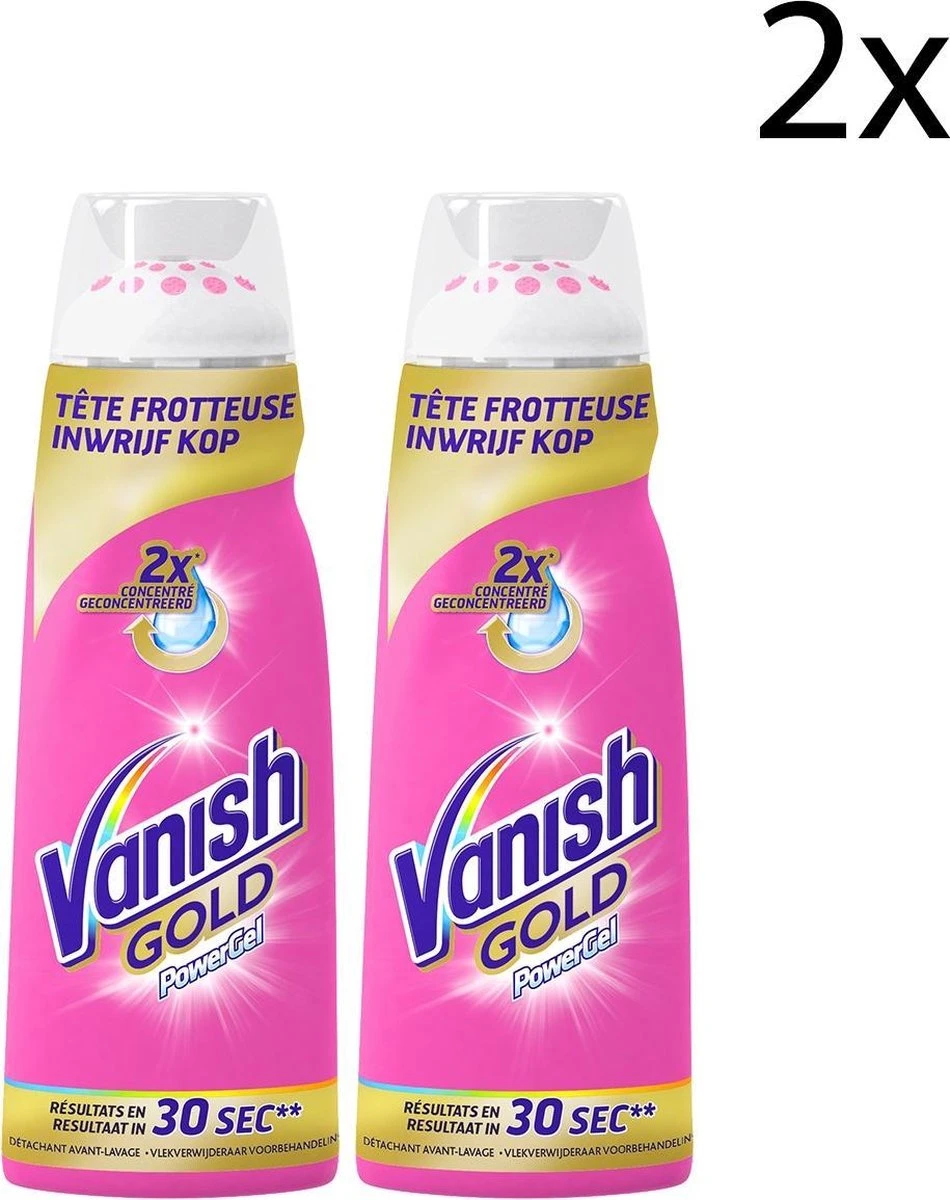 Vanish Oxi Action Gold Powergel Vlekverwijderaar - 200ml x2 Vanish Oxi Action Gold Powergel Vlekverwijderaar - 200ml X2 -Huishoudelijke Artikelen Winkel