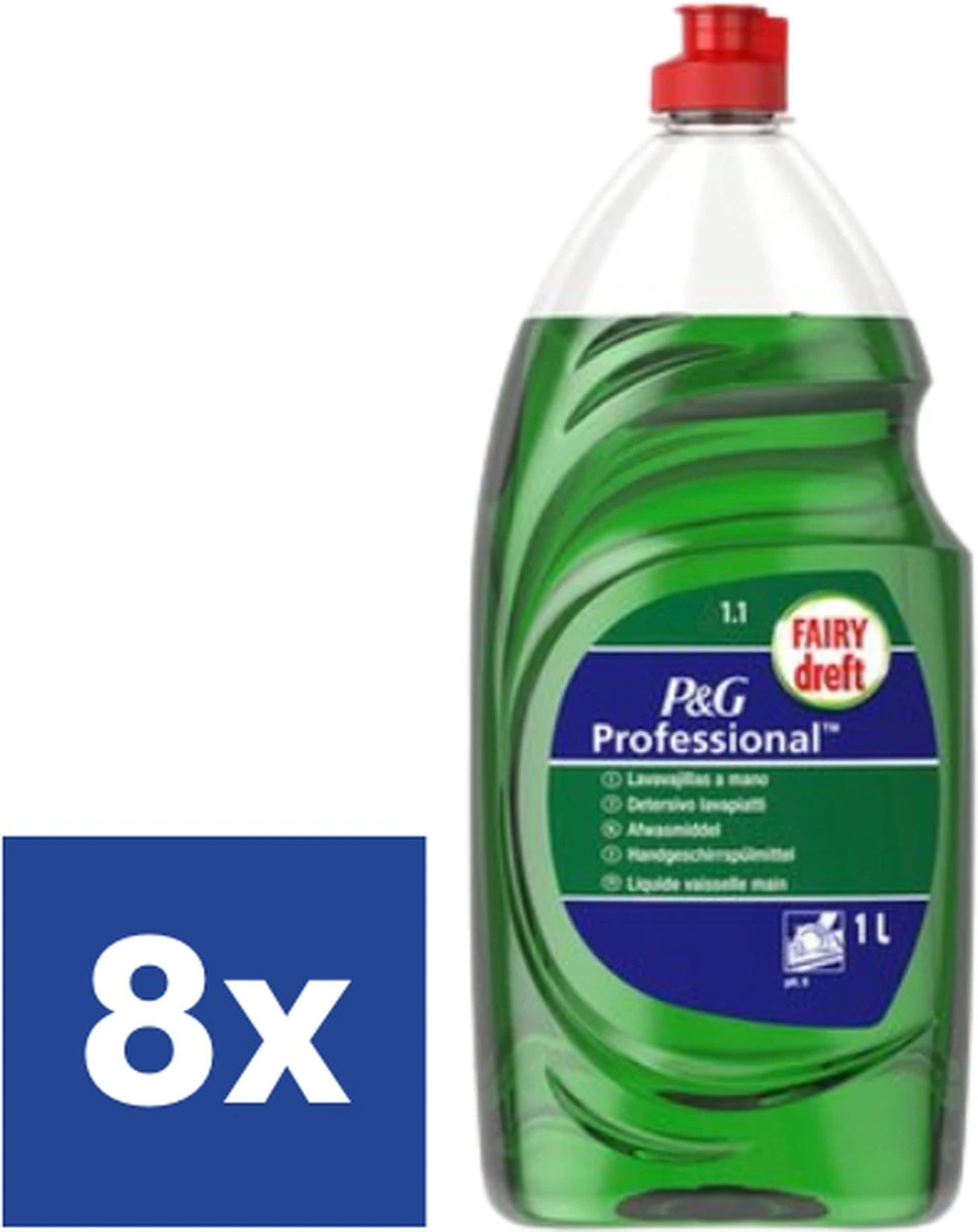 Dreft Original Professional Afwasmiddel (Voordeelverpakking) - 8 x 1 l Dreft Original Professional Afwasmiddel (Voordeelverpakking) - 8 X 1 L -Huishoudelijke Artikelen Winkel