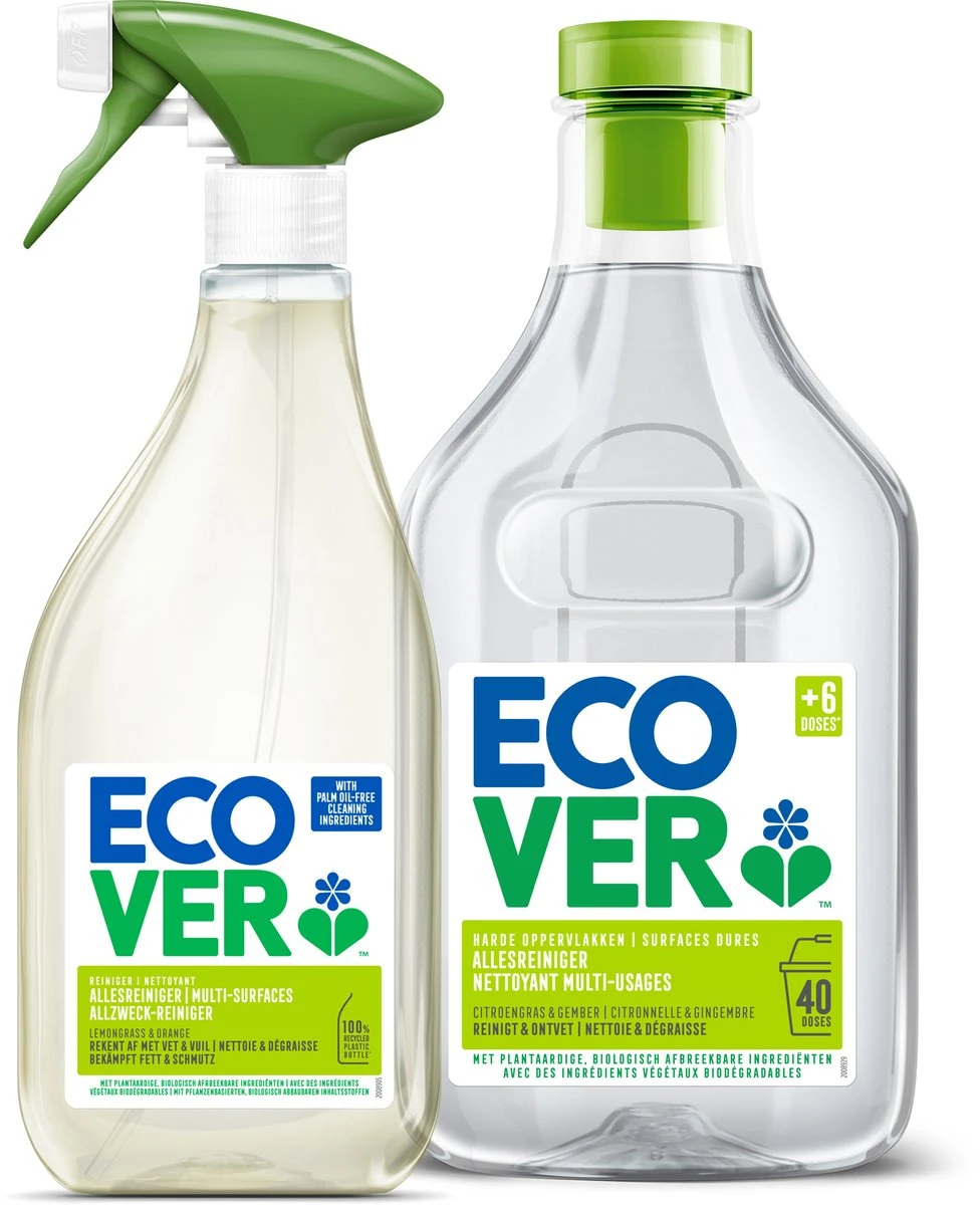 Ecover - Allesreiniger - Citroengras & Gember - Voordeelverpakking 6 x 1 l Ecover - Allesreiniger - Citroengras & Gember - Voordeelverpakking 6 X 1 L -Huishoudelijke Artikelen Winkel 976x1200 2