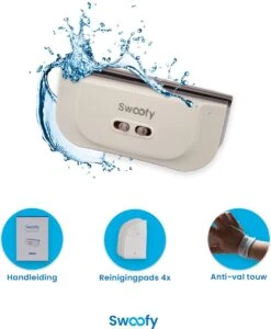 Swoofy® Magnetische Ramenwasser – Dubbelglas - Raamwasser – 3-35mm – Wit