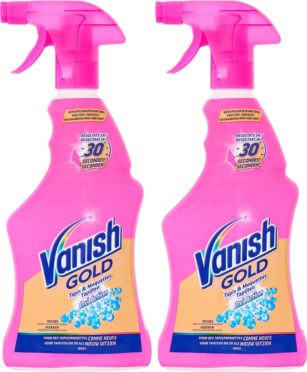 Vanish Oxi Action Gold Vlekverwijderaar Spray - 500ml x2 Vanish Oxi Action Gold Vlekverwijderaar Spray - 500ml X2 -Huishoudelijke Artikelen Winkel
